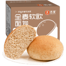 舌里 低脂全麦软欧面包800g*1件12.76元