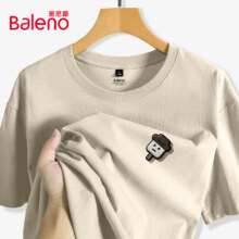 Baleno 班尼路 纯棉重磅趣味休闲宽松oversize半袖（42款任选）59.8元（合29.9元/件）