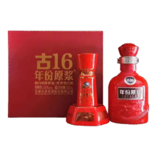 古井贡酒 年份原浆 小酒版 100ml 浓香型 白酒 古16单支礼盒100ml*168元 (券后省20)