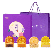 元祖月饼礼盒 台式流心奶黄中秋礼品中秋节送礼团购苏式广式伴手礼 【镇店爆款】花伴月 4味10饼167.04元（需领券）