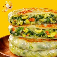 皇家小虎 纸皮馅饼 韭菜鸡蛋纸皮馅饼540g44元（合6.29元/件）