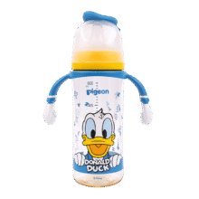 贝亲（Pigeon）PPSU迪士尼双把手奶瓶330ml L号奶嘴 奇妙惊喜 6月+ AA26882.16元（需领券）