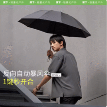 Banana Under 蕉下 起始系列 全自动反向晴雨伞 RP631新低60.39元包邮