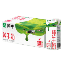 蒙牛全脂纯牛奶苗条装 整箱 浓醇营养（电商专供） 200ml*24盒*2箱109.9元 (满130减40,券后省30,月销2000+)