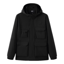 美津浓（MIZUNO）冲锋衣男户外夹克连帽外套男多口袋防风机能登山服299元 (满99减10,券后省30)