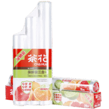 茶花保鲜袋 点断式密封袋 食品塑料袋大中小号 150只(中号)4.9元