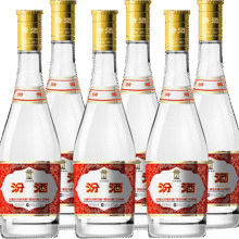 超V：汾酒 53度黄盖汾清香型白酒475ml*6瓶247元（需领券）