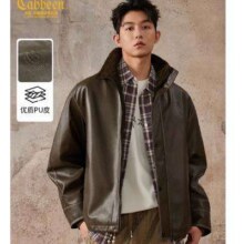 CABBEEN卡宾 LOGO钢压内里羊羔毛夹克外套342.55包邮