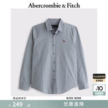 Abercrombie & Fitch 阿贝克隆比&费奇 男士长袖衬衫 蓝色 S (175/92A)220.7元