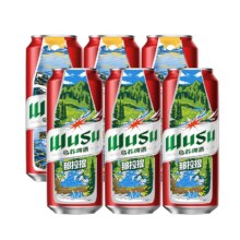 天降福利：乌苏 红乌苏风景罐 500ml*6罐20.68元包邮+354淘金币
