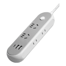 20点：新国标插排多功能USB插座一转多孔家用 斜面插座(2插位+USB+Type-c) 1.8米17.99元（买一送一，合8.99元/件）