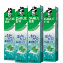 DARLIE 好来(原黑人) 牙膏 清新双效 200g*4支23.32元包邮（返30元超市卡后）