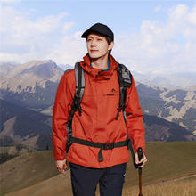 Pioneer Camp 拓路者 朱雀硬壳冲锋衣男三合一黑色-抓绒内胆三合一 XL券后354元