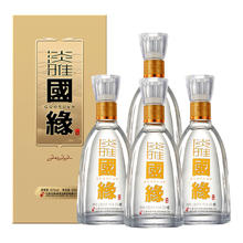 88VIP会员：今世缘 42度淡雅国缘500ml*4瓶白酒浓香型低度券后384.39元