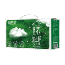 新希望云致浓高钙/云致轻0脂纯牛奶200ml/10盒8月中底产生牛乳学生早餐 云致浓高钙纯牛奶200ml*10盒30.9元