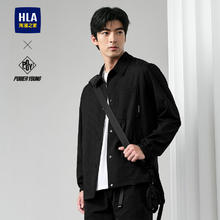 HLA 海澜之家 男士格纹翻领夹克109元