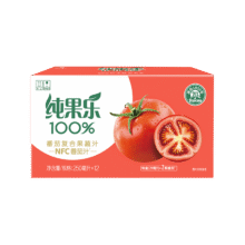 百事可乐纯果乐100%果汁NFC番茄汁 番茄复合果蔬汁250ml*12盒中秋送礼礼盒36.9元
