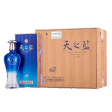 洋河 天之蓝 42度 500ml*4瓶 整箱装 绵柔浓香型白酒（新版）999.4元