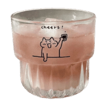 20点：卡通高颜值小猫小狗印花叠叠杯 小猫 250ml1只（买一送一）6元（合3.00元/件）