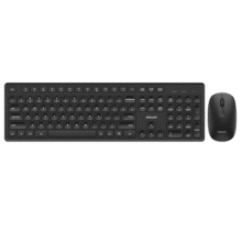 飞利浦（PHILIPS）MK210无线键鼠套装 键盘鼠标无线套装2.4G低延迟 人体工学商务办公苹果mac台式电脑USB笔记本 MK210黑色【无线套装】83.9元 (券后省20)