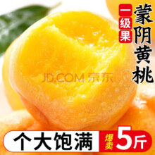 春福乐 山东蒙阴黄桃【协会授权】净重4.5-5斤丨甄选大果11.76元