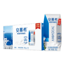 伊利安慕希酸奶原味205g*16盒 常温酸奶浓醇享受  礼盒装 7月产58.4元 (满30减15,券后省5,月销5000+)