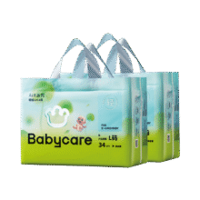 超级VIP：babycare  轻松裤 透气轻薄柔软拉拉裤 L68/XL60/XXL56/XXXL4875元（需领券）