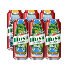 乌苏啤酒 红乌苏风景罐 500ml*6罐