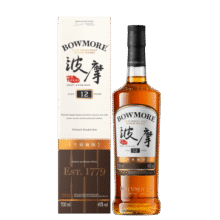 波摩（Bowmore）洋酒艾雷单一麦芽苏格兰威士忌 雪莉桶12年700ml英国进口299元