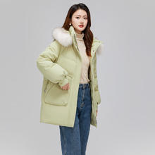雪中飞 女士防风狐狸毛领羽绒服 9748券后249元