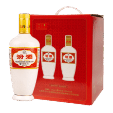 汾酒 出口白瓷 53度 清香型白酒 500ml*4瓶 礼盒装