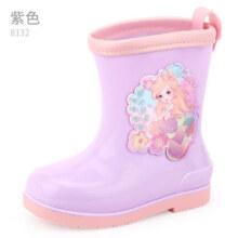 迪士尼 女童四季中筒雨鞋