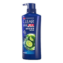 清扬（CLEAR）男士去屑洗发水清爽控油活力运动型青柠薄荷醇蓬松洗头膏冰感洗发 清爽控油500g
