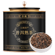福东顺 茶叶 普洱茶熟茶云南勐海古树十年陈普洱熟茶礼盒装250g67.28元