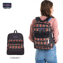 JANSPORT 印花集合女书包男高中双肩背包轻便户外通勤电脑包券后69元