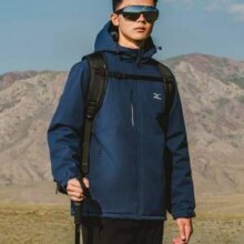 Mizuno 美津浓 男女户外三防加绒户外夹克外套 RTA2CE2A21 多色