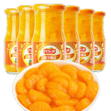 欢乐家&奶龙 水果罐头糖水橘子桔子罐头256g*6瓶休闲零食 方便速食整箱29.9元 (券后省4)
