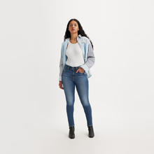 Levi's 李维斯 女复古721冬暖系列紧身加厚弹力牛仔裤 蓝色 25/26券后209.6元