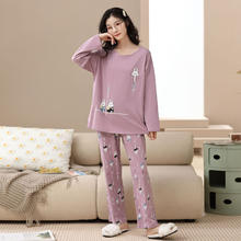 有券的上：GOSO 香蜜闺秀 家居服女款睡衣套装 2333008紫色 M30元（需买2件，需用券）