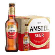 喜力Amstel红爵啤酒 整箱装 全麦酿造 原麦汁浓度≥8.5°P  中秋送礼 460mL 12瓶64元 (送赠品,券后省10)