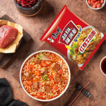 康师傅 超级福满多 红烧牛肉面 96g 5袋5.9元包邮