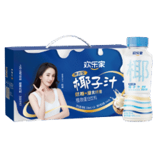 欢乐家低糖椰子汁椰汁椰奶植物蛋白 宴会聚会饮料送礼 【礼盒装】椰子汁250ml*10瓶15.9元（合1.59元/瓶）（需换购）