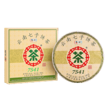 中茶茶叶云南普洱茶云南七子饼茶7541小饼茶生茶150g盒装 中华老字号39.9元