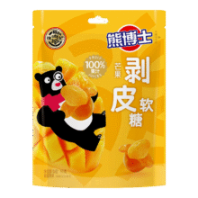 需入会 徐福记 熊博士 剥皮果汁软糖 芒果味60g QQ糖2.42元（需试用）