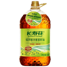 长寿花浓香低芥酸菜籽油食用油香味浓郁 5L*1桶109.9元