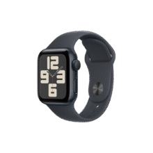 Apple Watch SE 2024款智能手表40毫米午夜色铝金属表壳午夜色运动型表带M/L【GPS款】联通补贴1519元