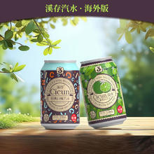 溪存 CICUN 溪存 苏打水红番石榴味330ml*2罐