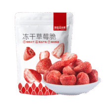 薛记炒货蔬菜脆水果脆冻干草莓脆综合果蔬混合装低温脱水零食限 购1 冻干草莓脆30克39元（需领券，合4.33元/件）