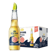 科罗娜（CORONA）海盐番石榴果啤啤酒207ml*24瓶整箱装【新品】 中秋送礼103.55元（需领券） 可选赠6罐330ml
