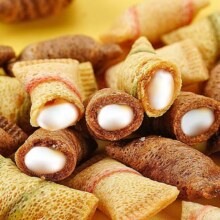 流心酥蛋卷夹心巧克力味拇指酥一口酥 100根4.9元（需领券）